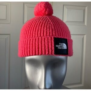 The North Face Littles Toddler Box Logo Pom Beanie Hat